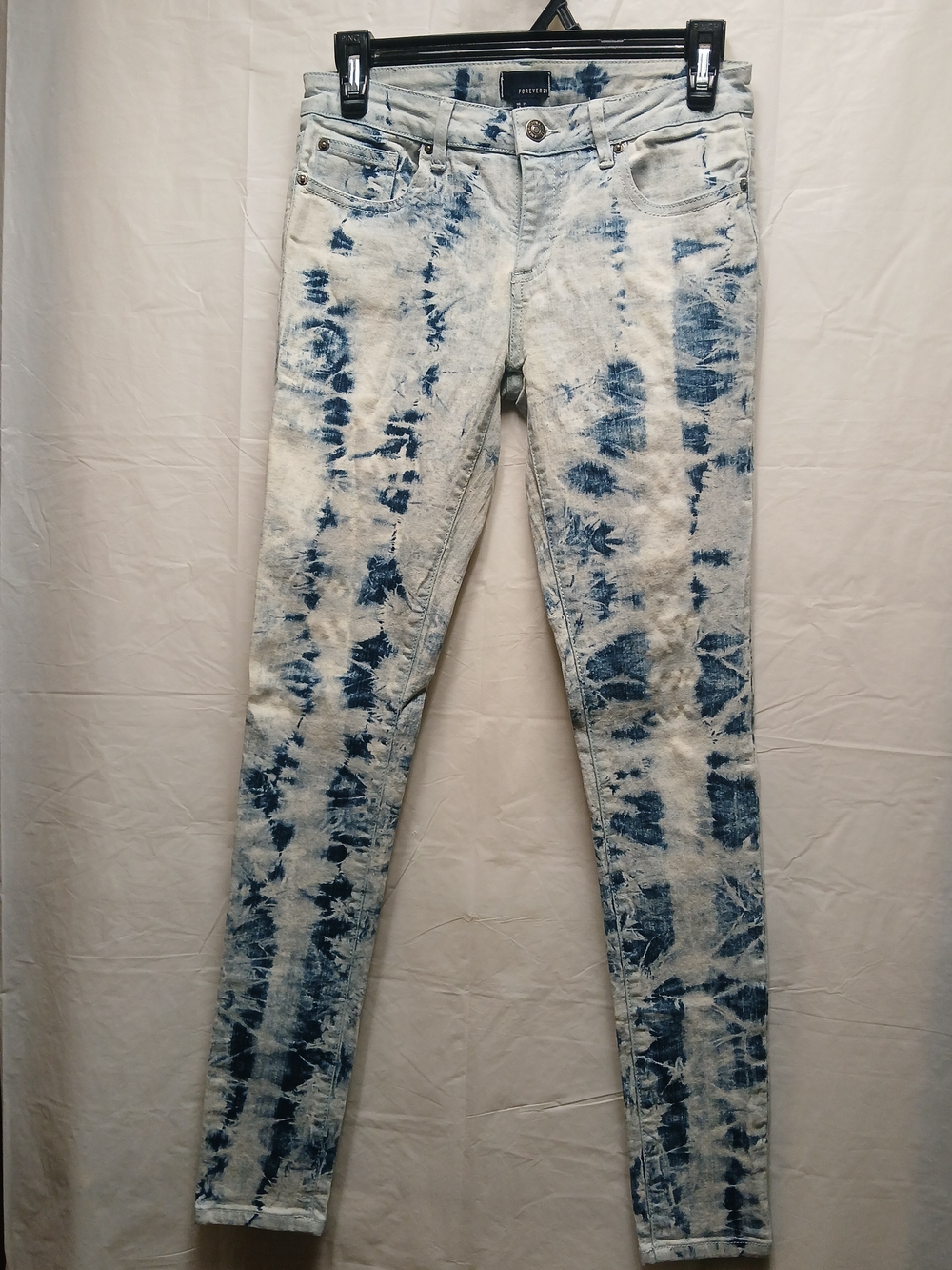 Forever 21 Women's Acid Wash Skinny Jeans